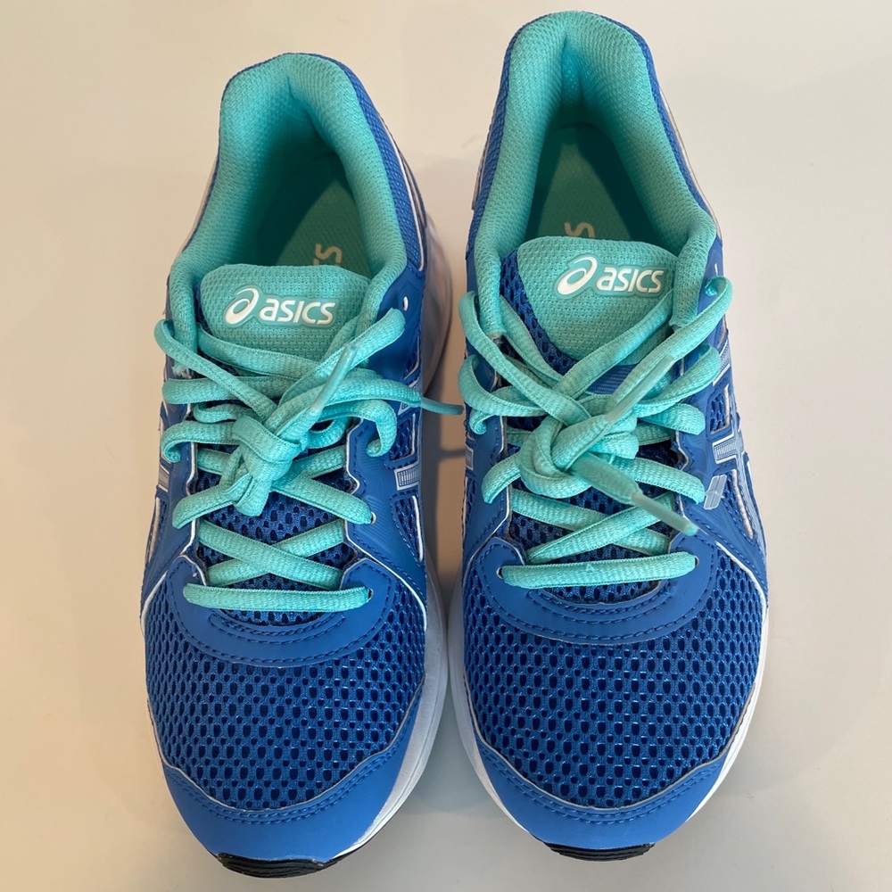 ASICS Kid's Jolt 2 Pre School Running Shoe (Blue Coast/White, 3.5)